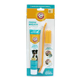 Arm & Hammer Fresh Breath Dog Dental Kit – Toothpaste, Toothbrush & Fingerbrush (2.5 oz)