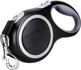 26Ft Retractable Dog Leash, Heavy Duty Great Leash for Dog up to 110 lbs, Anti-Slip Rubberized Handle, One-Handed Brake, Strong Nylon Tape, Tangle Free——MK-DEF