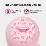 VETRESKA Dog Poop Bag Dispenser with Cherry Blossom Scented Poop Bags, Leak Proof and Extra Thick Pet Waste Bags, 1 Poop Bag Holder and 105 Bags for Dog Walking and Cats Litter, Pink