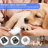 Rechargeable Dog Nail Grinder Kit – Quiet, 3-Speed Electric Trimmer for Dogs & Cats (Dark Blue)