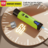 Rechargeable Dog Nail Grinder Kit – Quiet, 3-Speed Electric Trimmer for Dogs & Cats (Dark Blue)