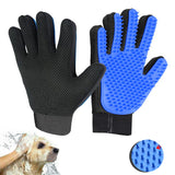 Pet Grooming Glove for Dogs, Cats & Rabbits – Multi-Use Bathing, Deshedding & Massage Tool (Blue)