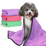 MICOOYO 3-Pack Dog Towels – Super Absorbent, Quick-Dry Grooming Towels for Pets (S, Yellow/Pink/Orange)