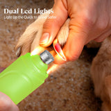 Rechargeable Dog Nail Grinder Kit – Quiet, 3-Speed Electric Trimmer for Dogs & Cats (Dark Blue)