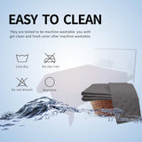 Easy-Going 100% Waterproof Dog Bed Cover Washable Couch Cover Non-Slip Sofa Cover Leakproof Blanket Furniture Protector Cover Reusable Incontinence Bed Underpads for Pets Kids Dog Cat(68x82 in,Gray)