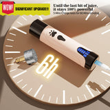 Rechargeable Dog Nail Grinder Kit – Quiet, 3-Speed Electric Trimmer for Dogs & Cats (Dark Blue)