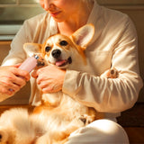 Rechargeable Dog Nail Grinder Kit – Quiet, 3-Speed Electric Trimmer for Dogs & Cats (Dark Blue)