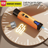 Rechargeable Dog Nail Grinder Kit – Quiet, 3-Speed Electric Trimmer for Dogs & Cats (Dark Blue)