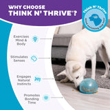 Outward Hound by Planet Dog Snoop Durable Interactive Treat Dispensing Dog Toy, Large, Blue