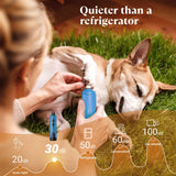 Rechargeable Dog Nail Grinder Kit – Quiet, 3-Speed Electric Trimmer for Dogs & Cats (Dark Blue)