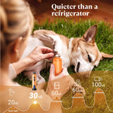 Rechargeable Dog Nail Grinder Kit – Quiet, 3-Speed Electric Trimmer for Dogs & Cats (Dark Blue)